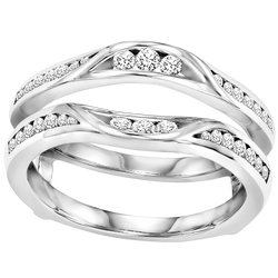 Diamond Insert Ring 1/2 ctw
