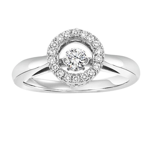 14KW Rhythm of Love Diamond Ring 1/4 ctw