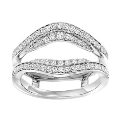 14K Diamond Insert Ring 5/8 ctw
