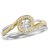 14K Diamond Rhythm of Love Ring 1/5 ctw