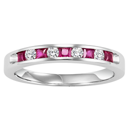Channel Set Diamond Band