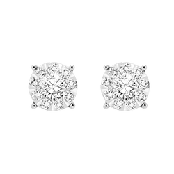 TriStar 14KW Diamond Studs