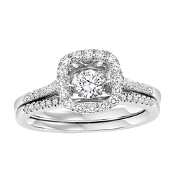 14K Diamond Rhythm of Love Ring 1/2 ctw