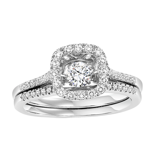 14K Diamond Rhythm of Love Ring 1/2 ctw